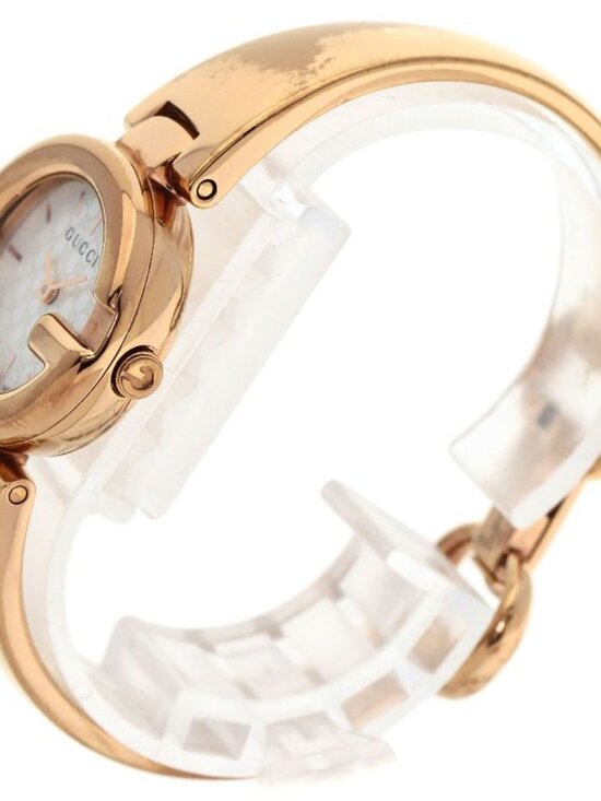 Gucci 134.5 GG Shell Bangle Watch Pgp - Picture 2 of 15